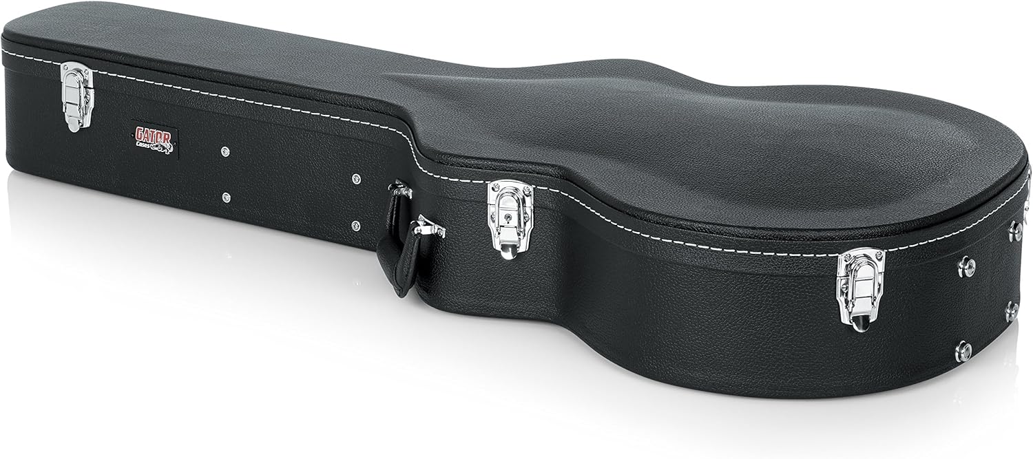 Gator Cases Deluxe Wood Case for Jumbo Acoustic Guitars (GW-JUMBO)