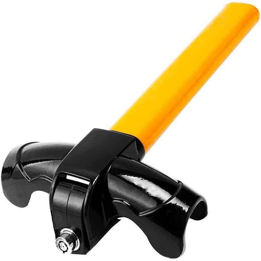 T Shape Steering Wheel Lock, Rotary Heavy Duty Anti-Theft Security Locking, Device Auto Cars Vans Truck Safe