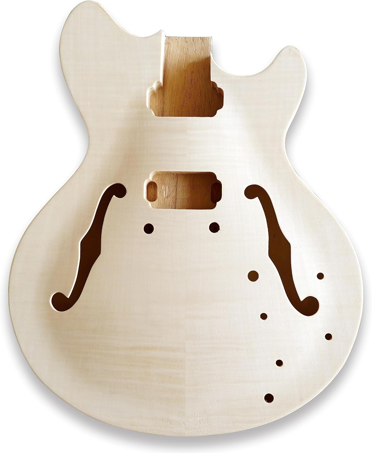 BexGears DIY SES Style Electric Guitar Kits Basswood with AAA Flamed Maple Top Body Maple neck You Build The Guitar