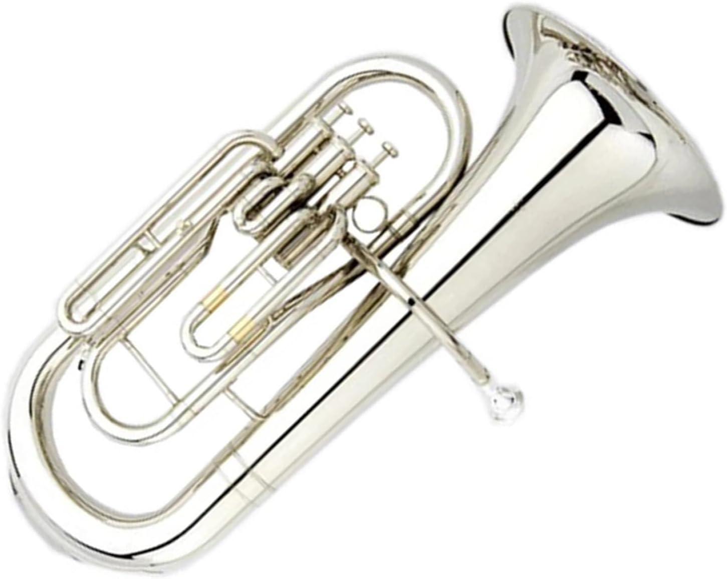 Beginner euphonium Nickel Plated Euphonium Piston Valve Tone Bb 3 Pistons