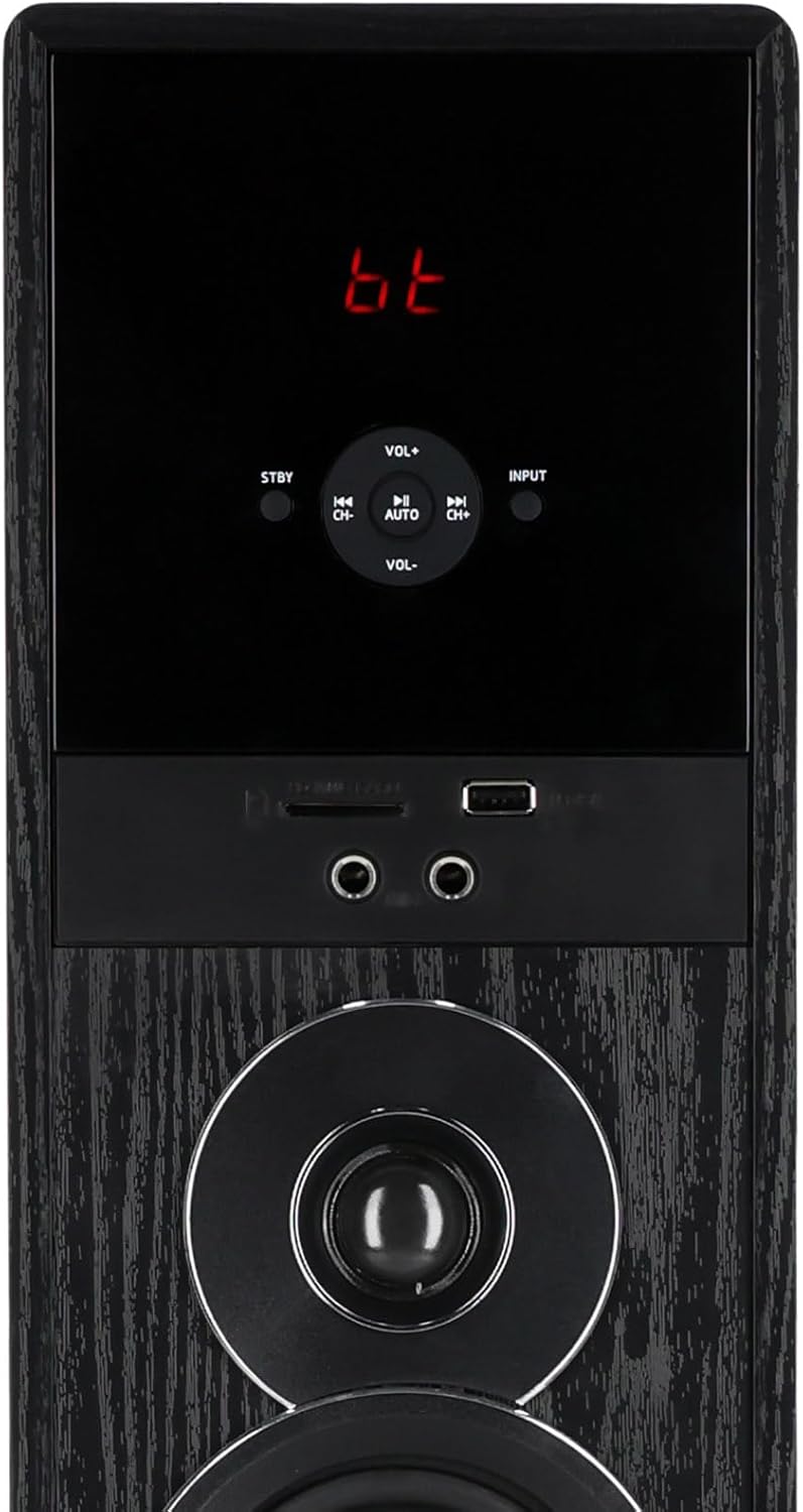 Rockville All-in-one Bluetooth Home Theater/Karaoke Machine System w/(2) Mics