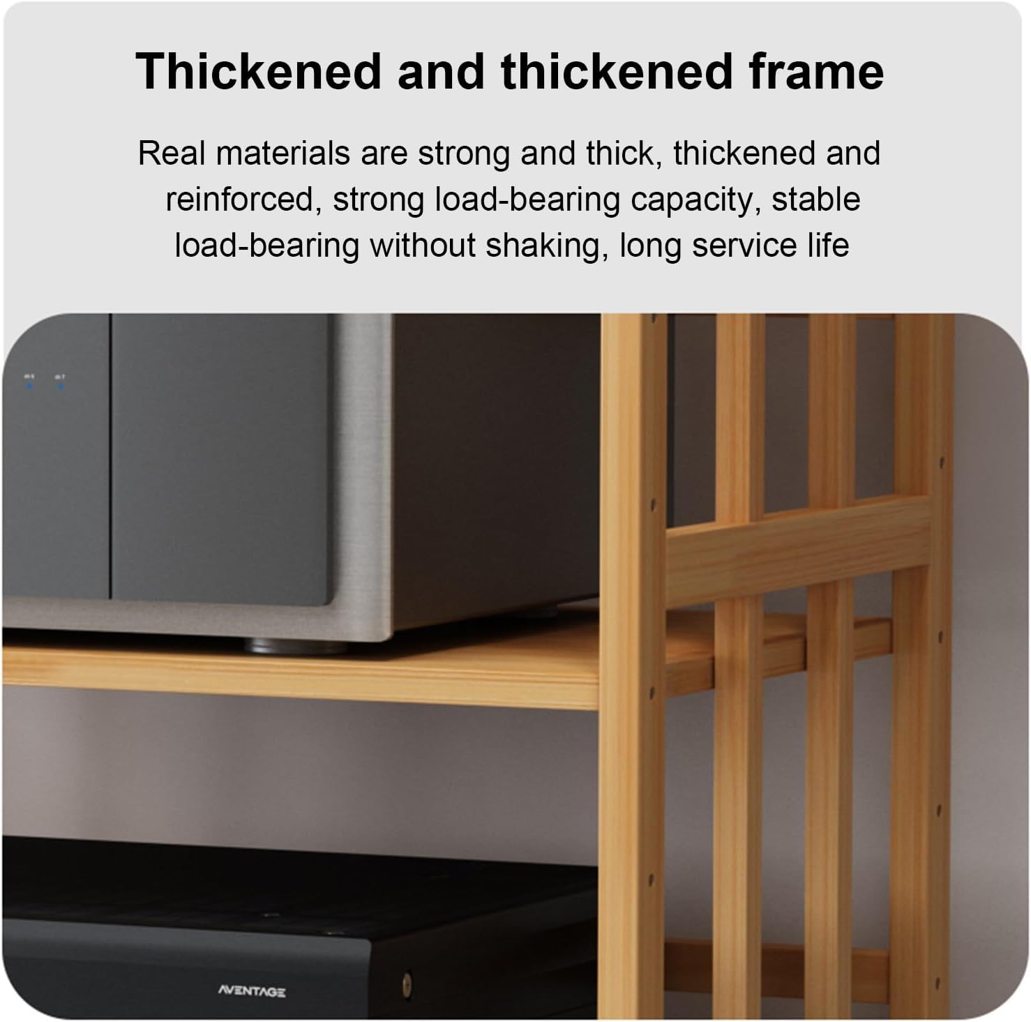 Speaker Shelf Wall Mount Entertainment Stand, Vinyl Record Shelf for Bedroom, 5-Tier Shelves Audio Video Record Player Stand Cabinet, for Living Room & Bedroom(Wood Color,60 * 38 * 80cm)