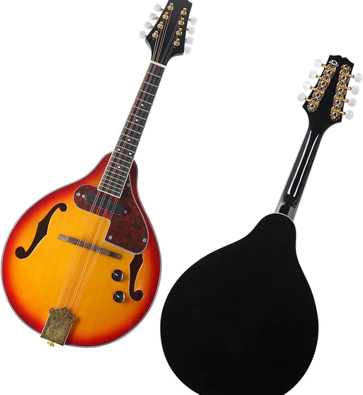 Adult Mandolin Musical Instrument 8 String Electric Mandolin Guitar Rosewood Fingerboard Mandolin With Bag Picks Tuner And Musical Instrument Kit