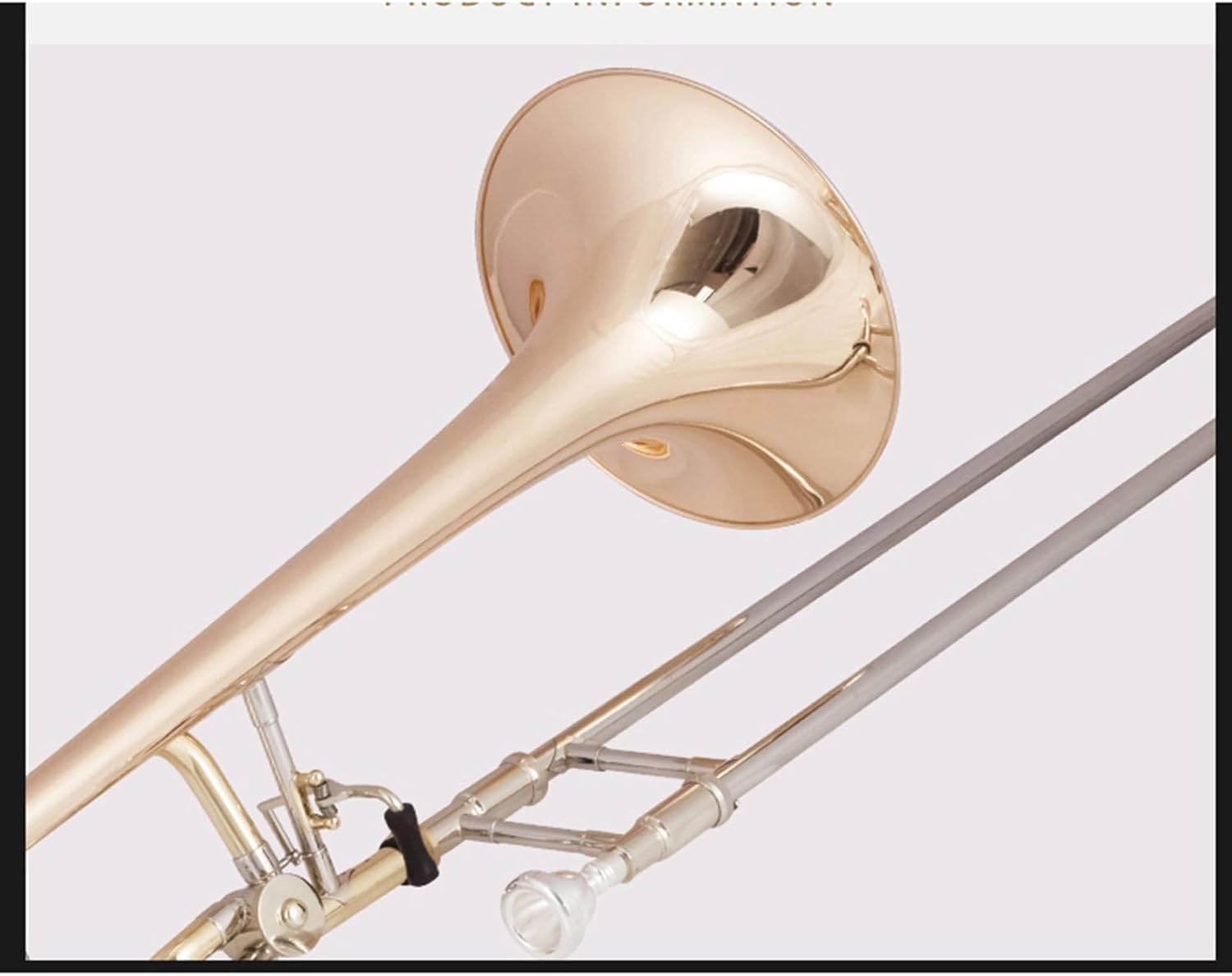 Professionals euphonium Alto Trombone B Flat White Copper Pull Tube Phosphor Copper Beginner Performance(Phosphor copper)