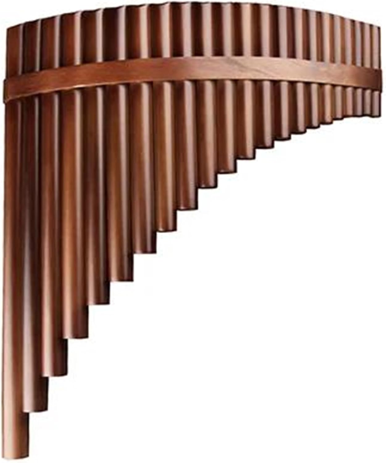 Chinese Traditional Musical Instrument 22 Pipes Pan Flute C Key Woodwind Handmade (Color : Right)