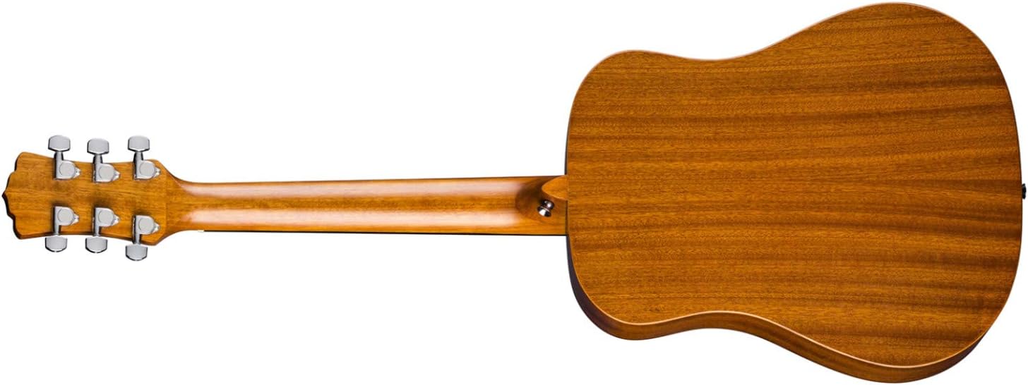 Luna Safari Series Tattoo Travel-Size Dreadnought Acoustic Guitar