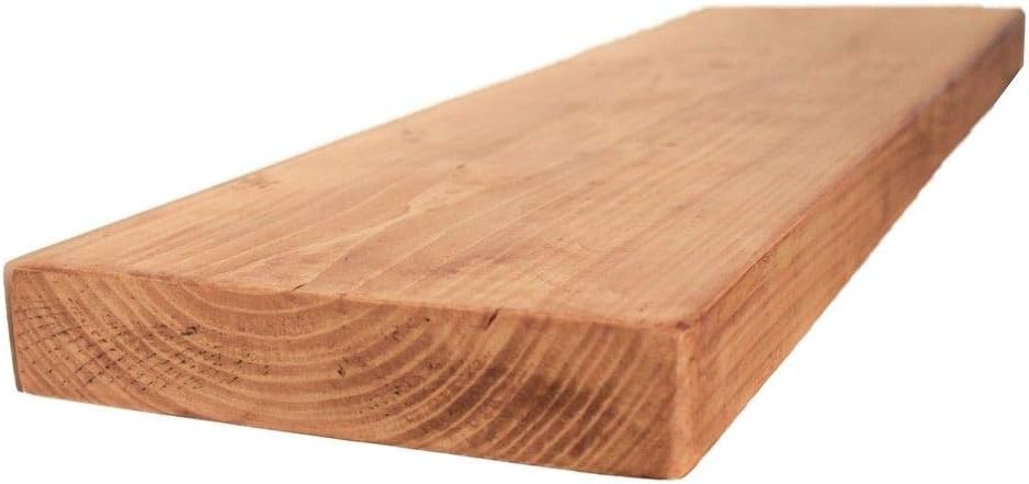 Chunky Rustic Floating Shelf 9x2, Walnut, 28 inch