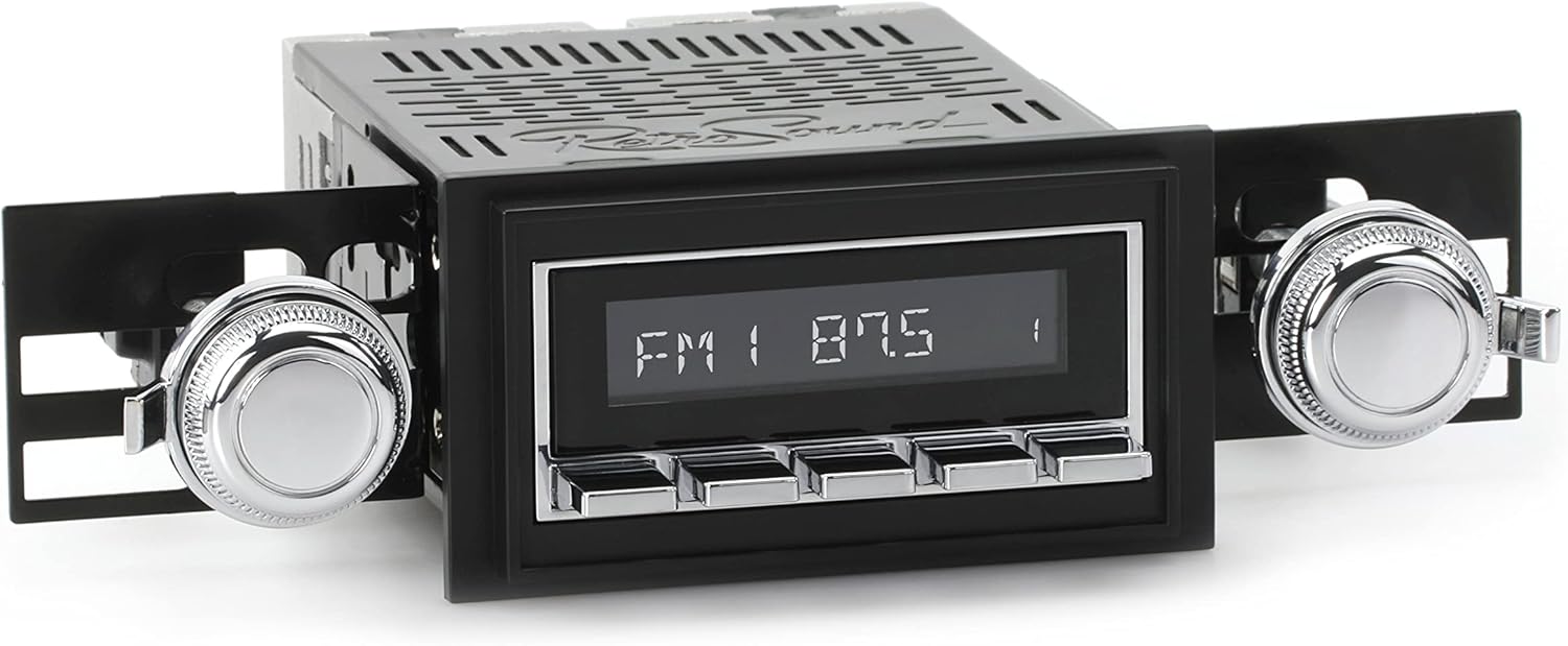 RetroRadio Compatible with 1968-69 Oldsmobile Cutlass / 442 Features Include Bluetooth, HD, SiriusXM Ready, AM/FM LC-M4-218-03-73O