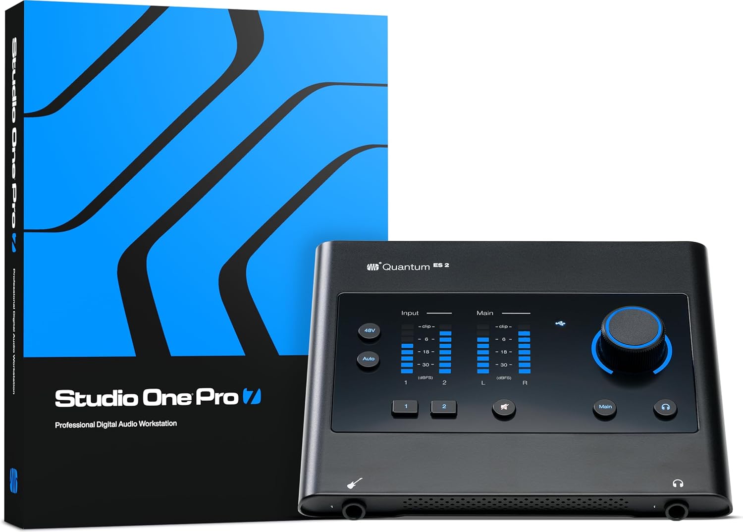 PreSonus Quantum ES 2 USB-C Audio Interface with Studio One Pro Software