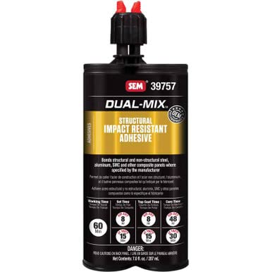 Sem Paints SEM-39757 Dual-mix[tm] Structural Impact Resistant Adhesive