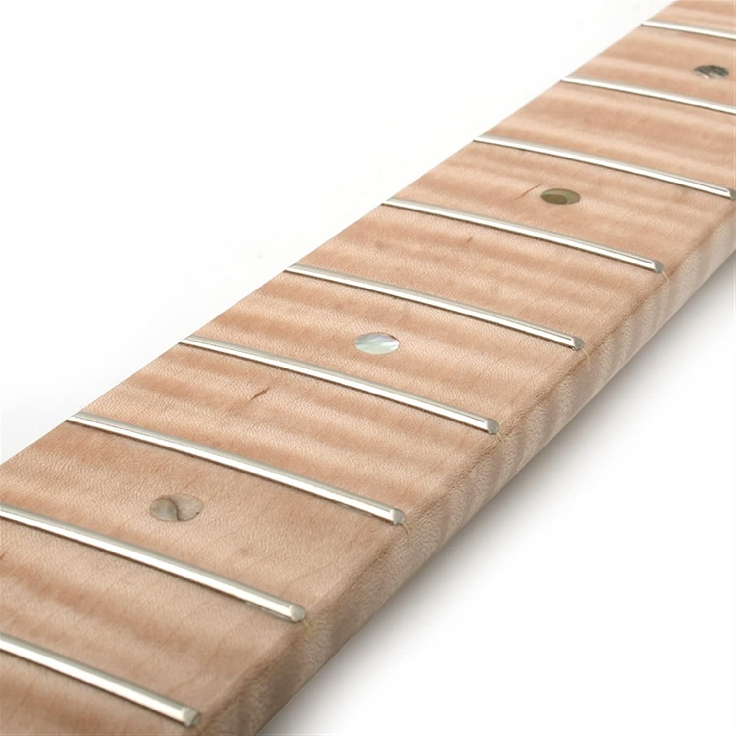 1pc 21 Frets Maple Electric Guitar Neck Guitar Accessories Parts Musical Instruments Unfinished Guitar Neck