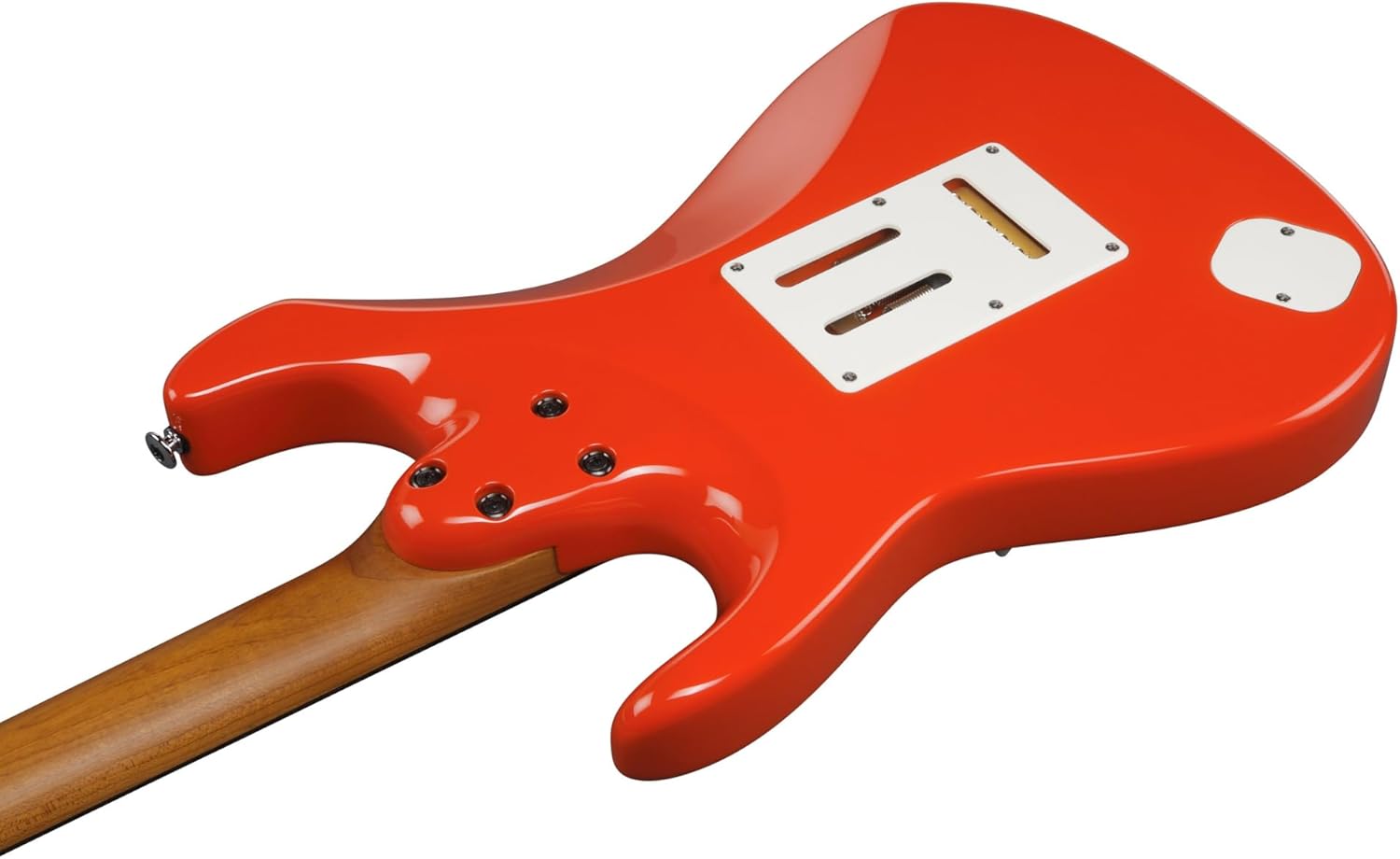 Ibanez AZ2204 Prestige 6-String Right-Handed Electric Guitar with Alder Body and Oval C S-Tech Wood Roasted Maple Neck (Vermillion Red)