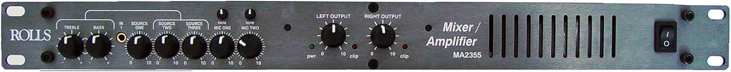 Rolls MA2355 Rack Mount Mixer/Amplifier