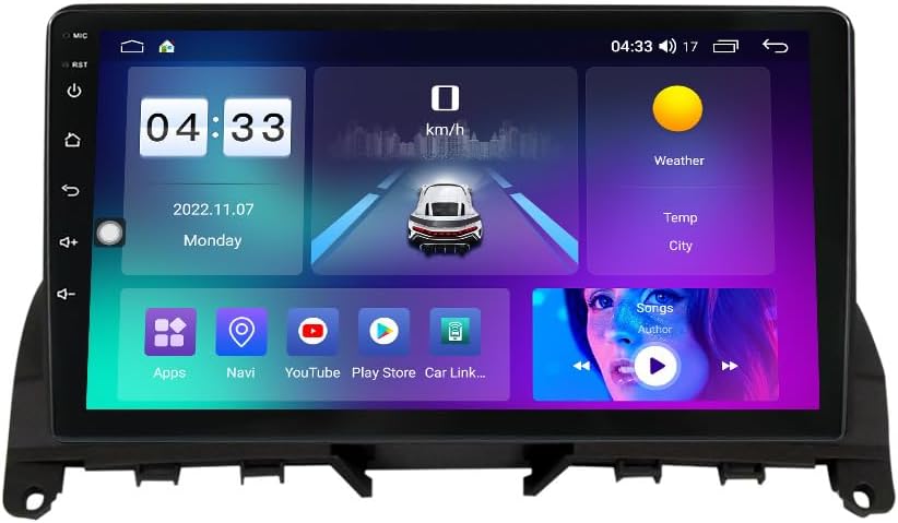 Car Stereo Radio for Benz W204 06-11…