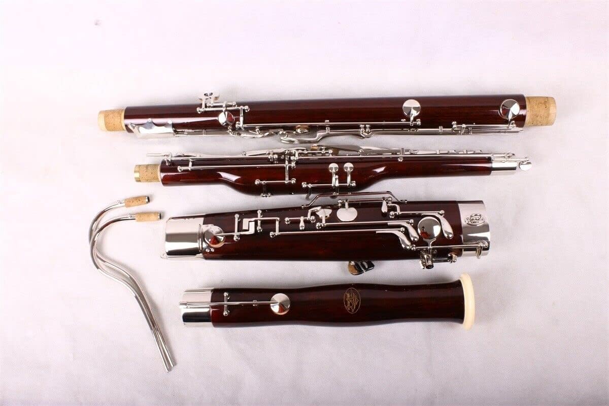 Advance C Key Bassoon Maple Wood C tone Silver plated 26 Keys Bassoon Woodwind Instrument with Case Accessories