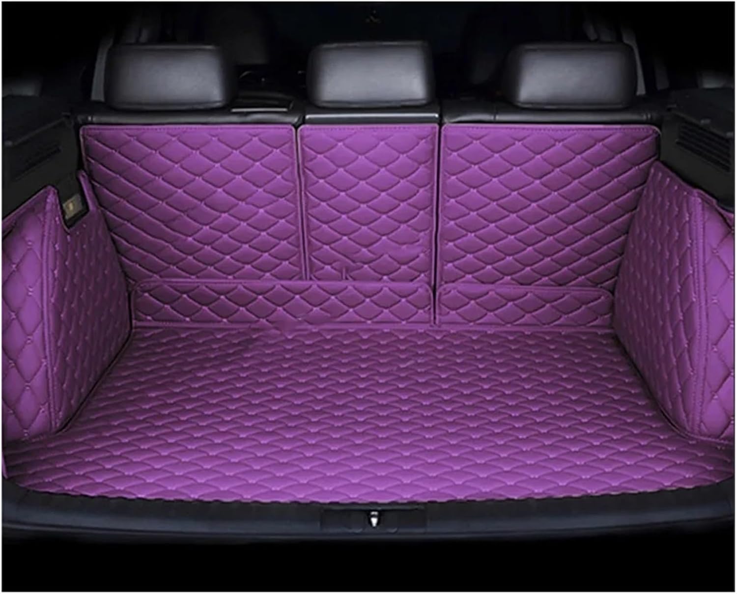 Car Trunk Mat Compatible with Kia LWB NQ5 2023 2024 2025 Fully Surrounded Trunk Mat Rear Cargo Tray Car Accessories(Purple9,No Speaker)