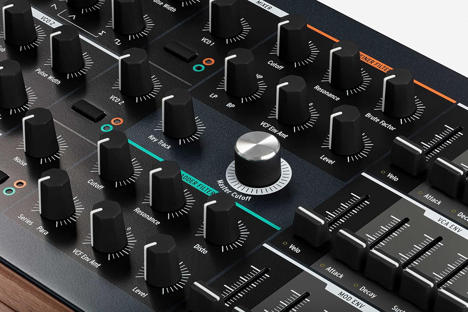 Arturia PolyBrute Morphing Analog Synthesizer Bundle with Adjustable Stand, MIDI Cable, Sustain Pedal, Expression Pedal, and Austin Bazaar Polishing Cloth