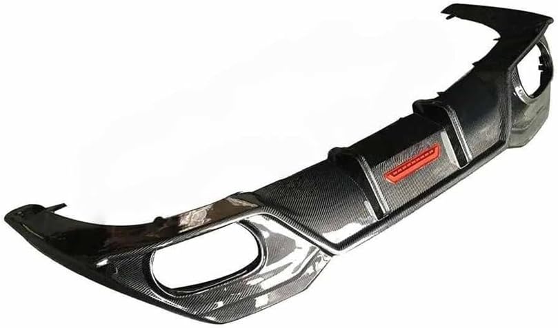 Car Bumper Rear Lip Diffuser Spoiler Compatible for BMW 840i G14 G15 G16 8 Series 2019 2020(Dry Double Carbon Fiber)