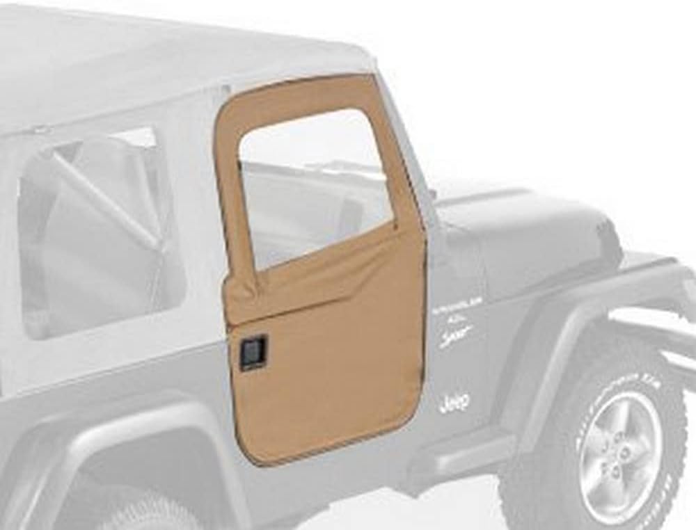 Bestop 5178937 Spice 2-Piece Fabric Doors For 1976-2016 Jeep CJ7, Wrangler, 64-84 Toyota FJ40 And 66-77 Ford Bronco