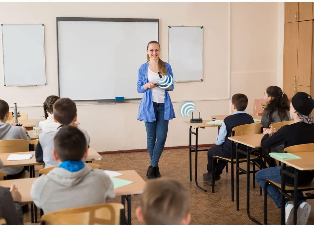 AVerMedia Wireless lavalier Microphone with Noise and Speaker Buzz Reduction AW315S, TAA/NDAA Compliant