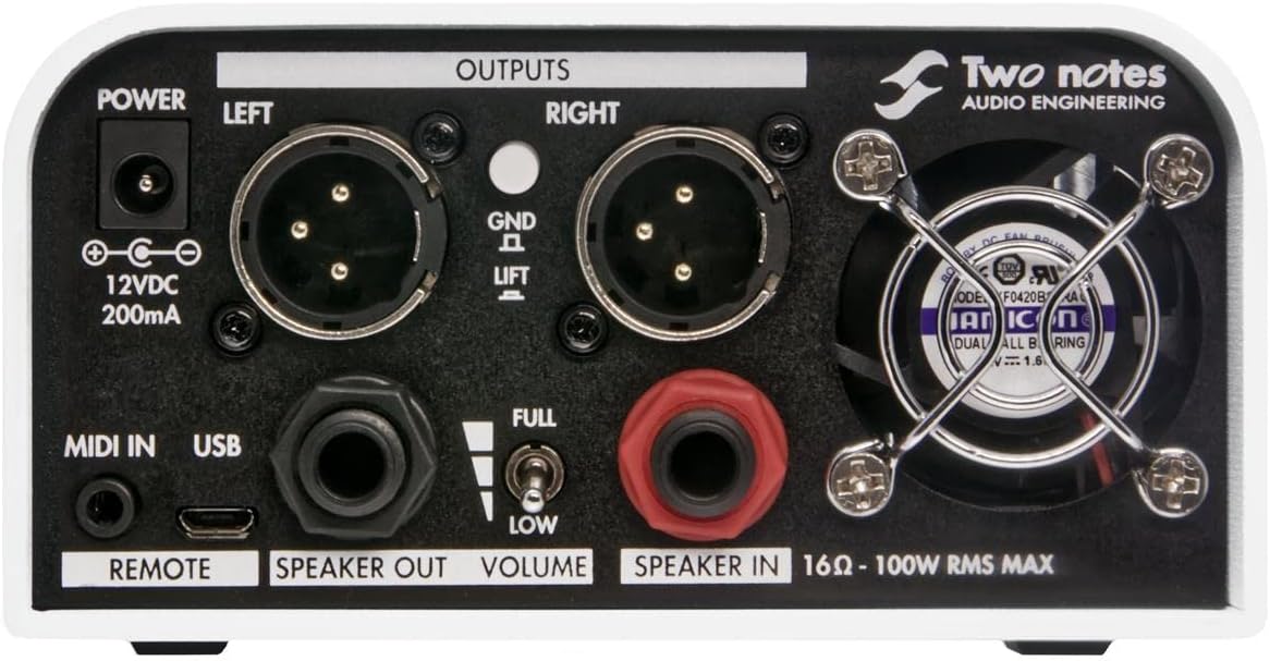 Two Notes Torpedo Captor X Reactive Loadbox DI and Attenuator - 16-ohm