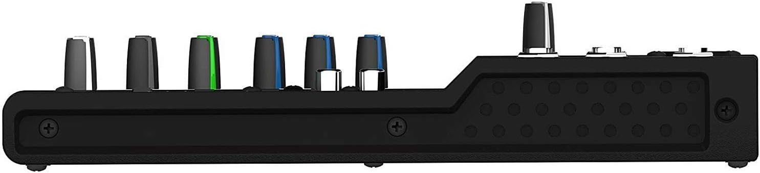 Mackie -Mix8- Compact 8-Channel Desktop Analog Midsize Mixer for Live Sound 2 Mic/Line Input Channels with Pair of EMB XLR Cable and Gravity Magnet Phone Holder Bundle (2)