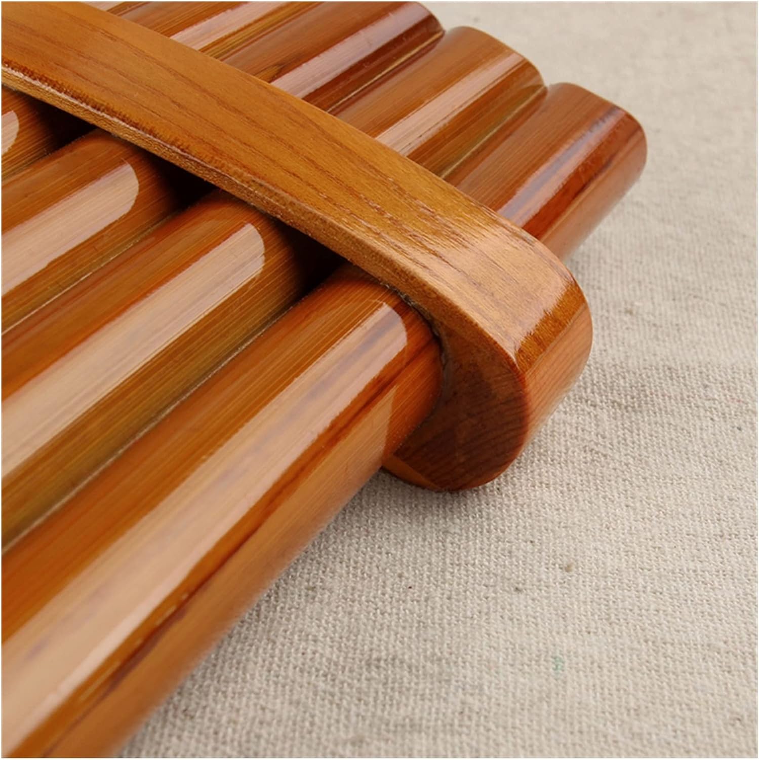 15 Pipes C Key Pan Flute Pan Pipes Woodwind Instrument Bamboo Pan Flute (Color : Left-Hand)