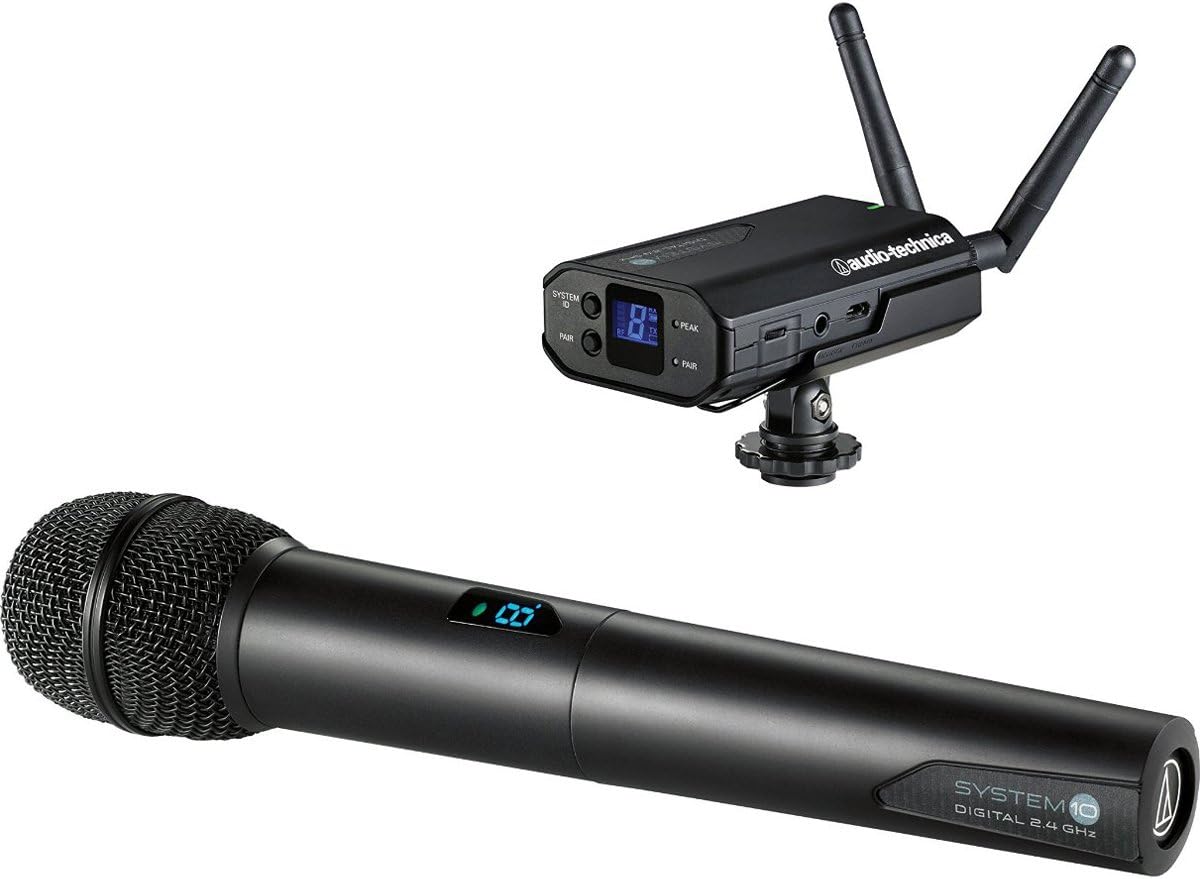 Audio Technica ATW-1702 Portable Camera-Mount Wireless Microphone System
