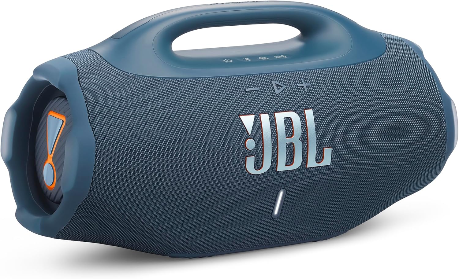 JBL Boombox 4 - Most Powerful Portable Waterproof Speaker with Massive Pro Sound, Up to 34 Hours of Playtime, & Multi-Speaker Connection by Auracast™ (Blue)