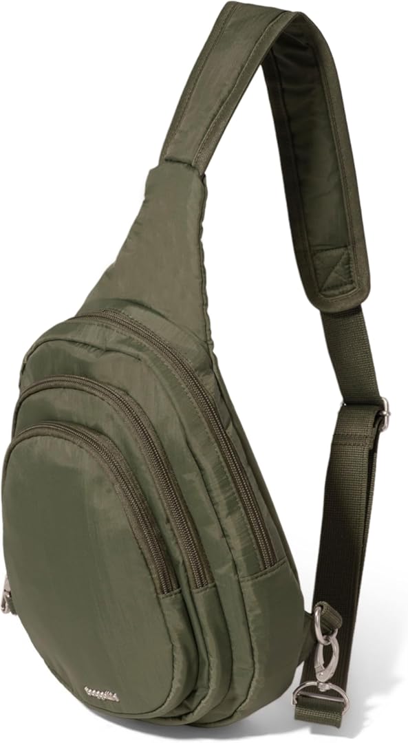 Baggallini Securtex® Anti-Theft Triple Zip Sling 8.6