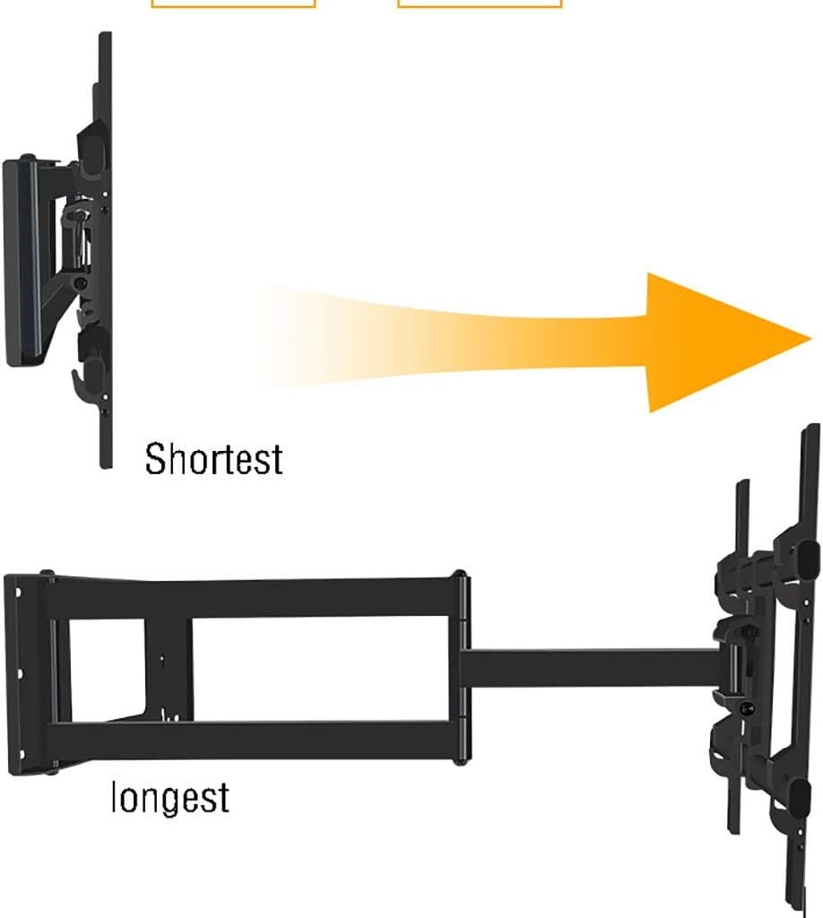 Tv Wall Mount Wall Mount Tv Bracket, for Most 37-70 Inch TVs, Holds Up to 45kg, Maximum Distance is 600x400mm