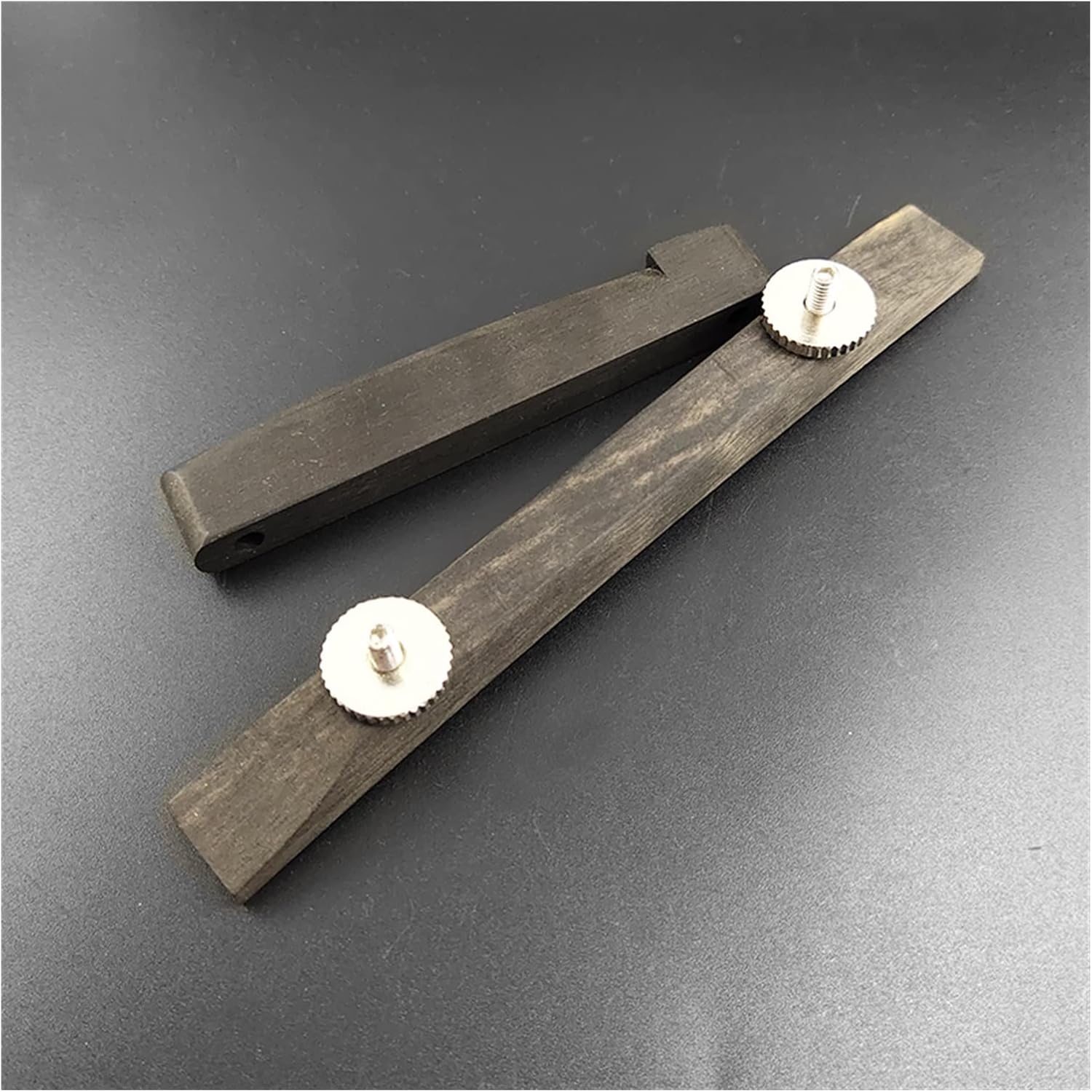 6 String Ebony Guitar Bridge Adjustable Floating Ebony Bridge Bass Guitar Accessories Electric Guitar Bridge (Color : 10pcs)