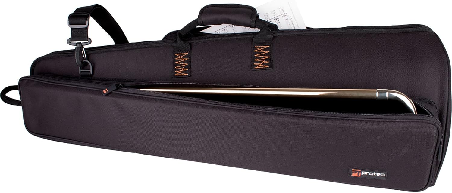 Pro Tec Gig Explorer Series Tenor Trombone Bag with Sheet Music Pocket (C239X) Black