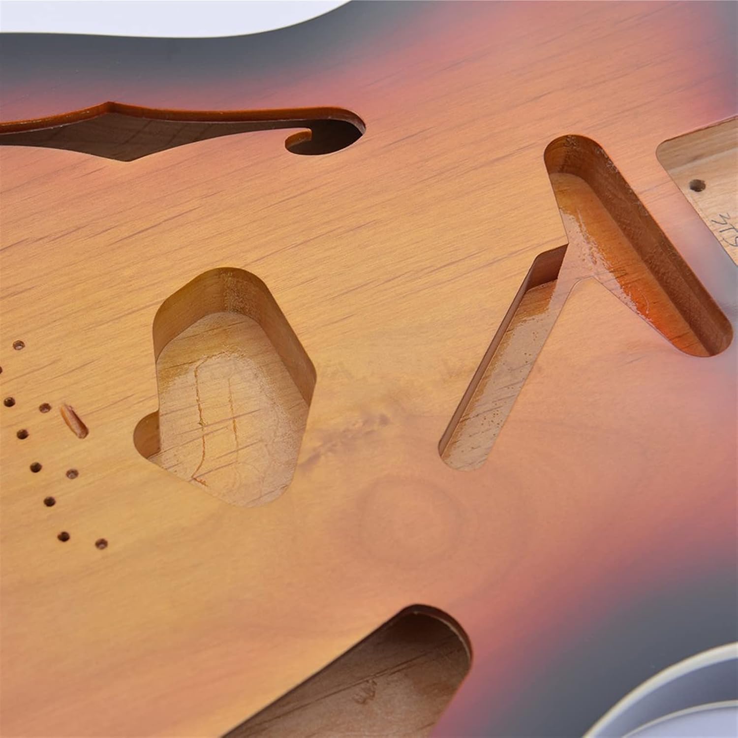 TSTS Full Nitro Alder Wood Guitar Body for TL Guitar Body Replacement for Electric Guitar Guitar DIY Accessory