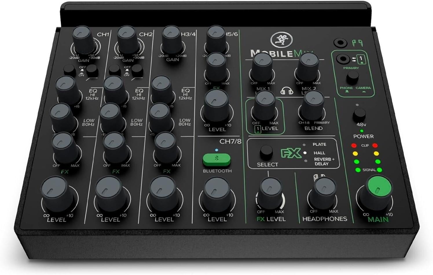 Mackie MobileMix 8-Channel Live Sound and Streaming Mixer Bundle with Accessories