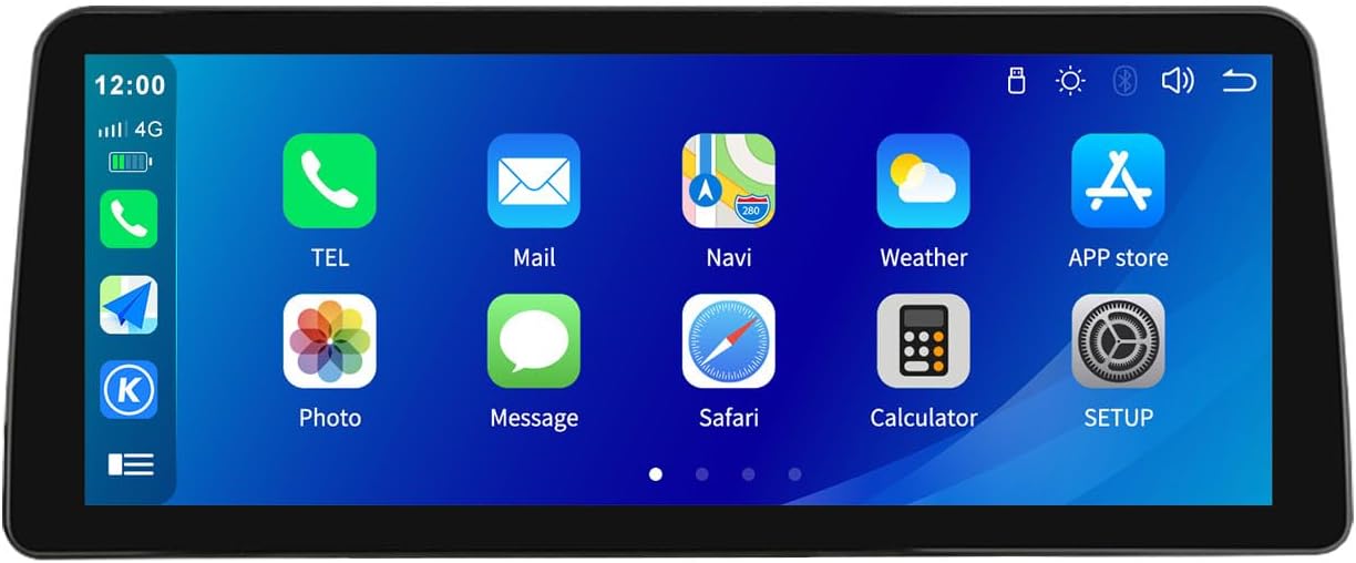 12.3 Inch Ultra-Thin Touchscreen Wireless CarPlay Multimedia for BMW 5 Series F10 F11 2012-2017 with NBT System Support Mirrorlink/GPS/Bluetooth/Siri