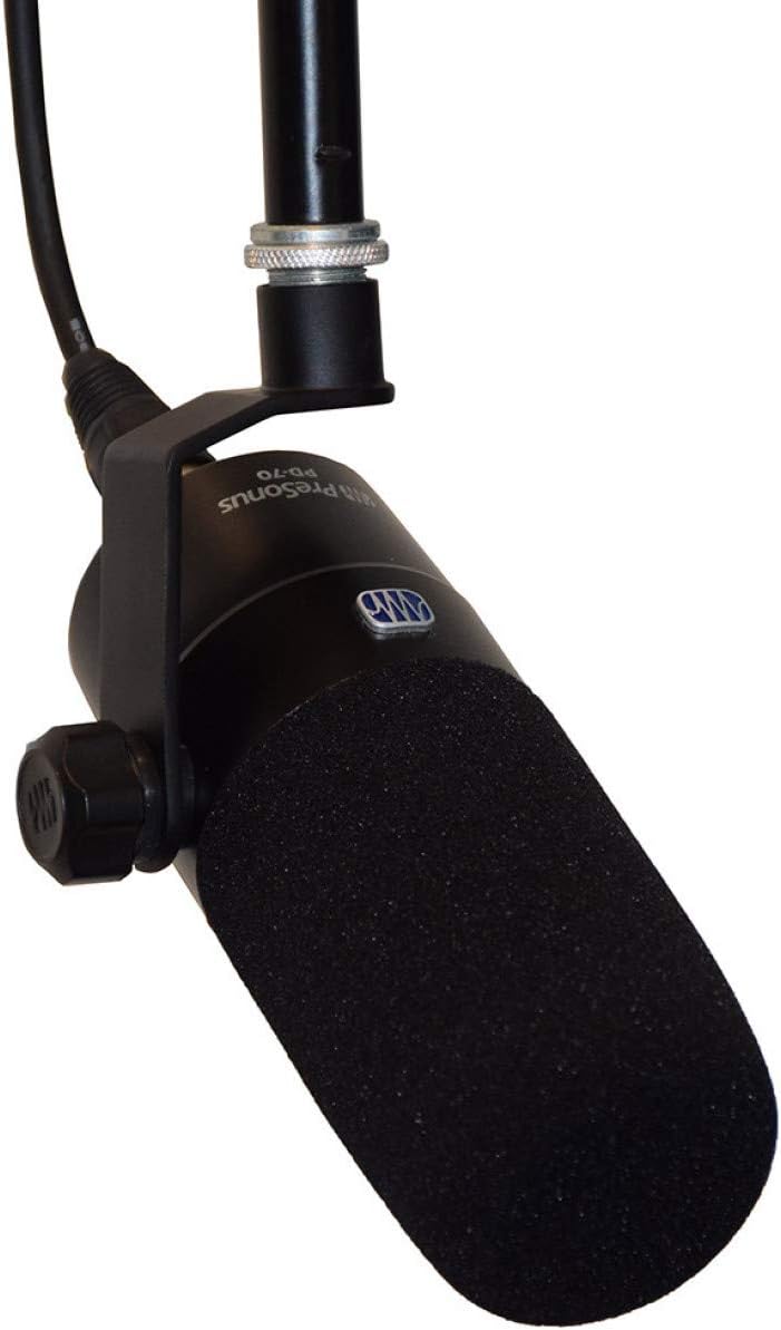 Audiosavings Bundle: Presonus Quantum 2626 26x26 Thunderbolt 3 Audio Recording Interface w/8 Preamps Bundle with Presonus PD-70 Dynamic Cardioid Broadcast Mic Podcast Recording Microphone (2 Items)