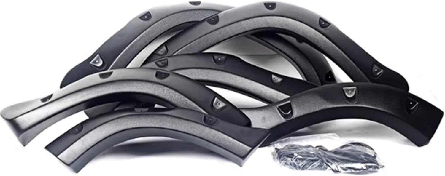 Car Fender Flares Arch Wheel Eyebrow Protector Mudguard Sticker Compatible For Mitsubishi V31