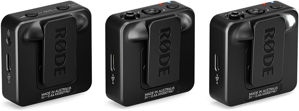 RØDE Wireless GO (Gen 3) Compact Wireless Mic - Pristine Audio, 32-bit Float Recording, Automatic Level Control, for Phones, Cameras and Computers Bundle with 2X Turnstile Audio Lavalier Microphone