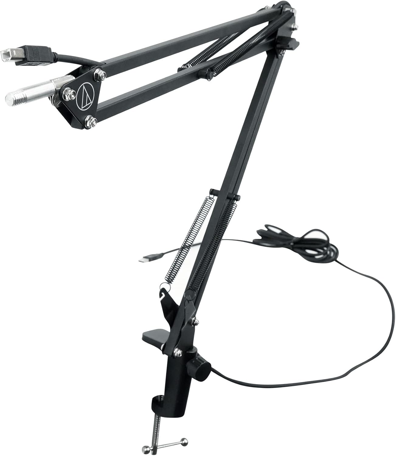 Audiosavings Bundle: Samson G-Track Pro Studio USB Condenser Microphone Mic+Built in Audio Interface Bundle with Audio Technica Boom Arm for USB Microphone Recording/Streaming Computer Mics (2 Items)