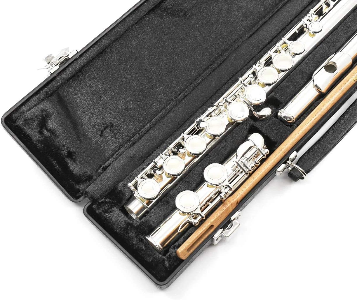 Trevor James Silver Flute Model 10XC - G Key, Closed Holes, Silver Finish