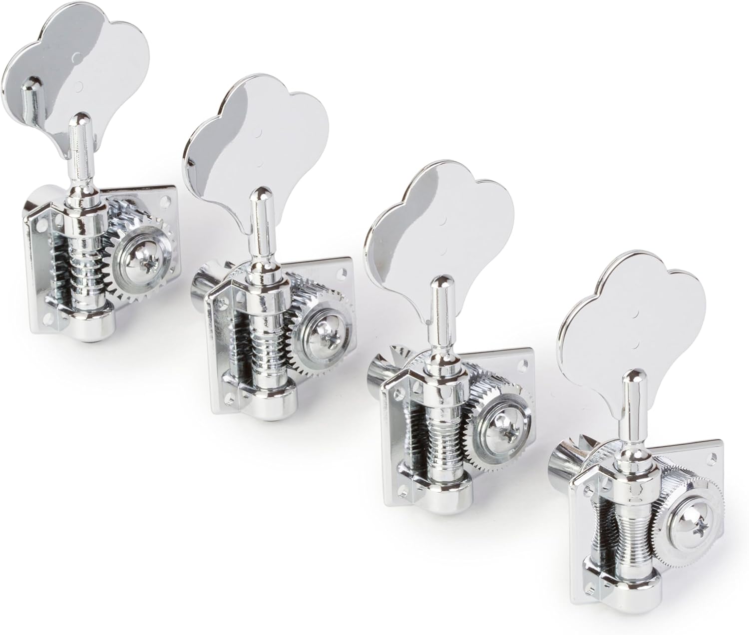 Graph Tech PRB-4401-CO Bass Ratio 4-In-Line Open Back Tuning Machines - Chrome