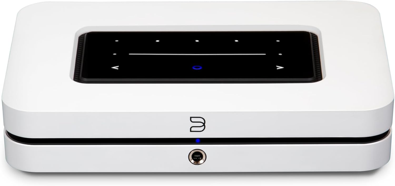 Bluesound Node Performance Multi-Room Hi-Res Wireless Music Streamer (2024 Model) - White