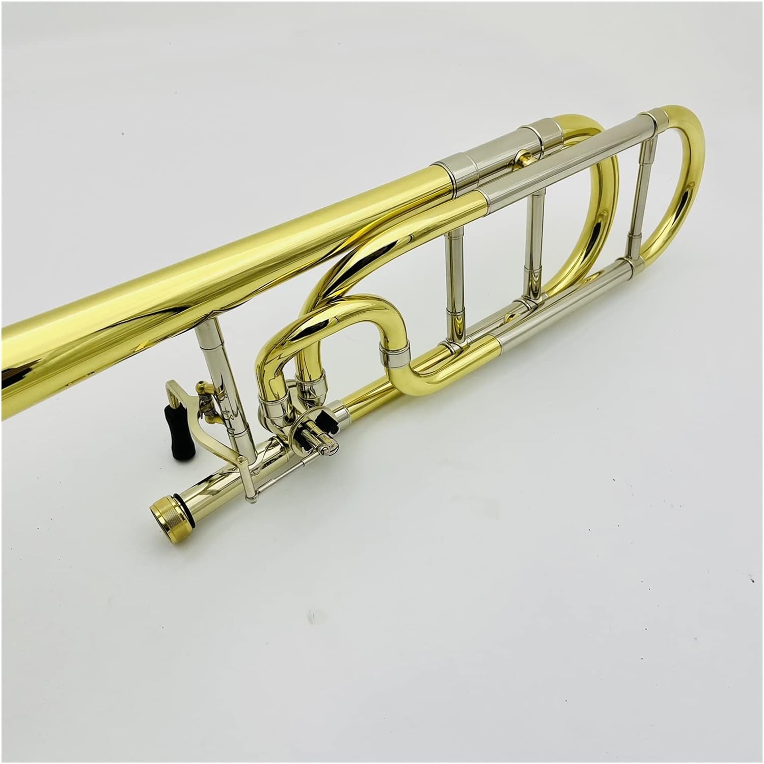 FLFL Student Trombone Bb/f Trombone Brass Plated Professional Musical Instrument