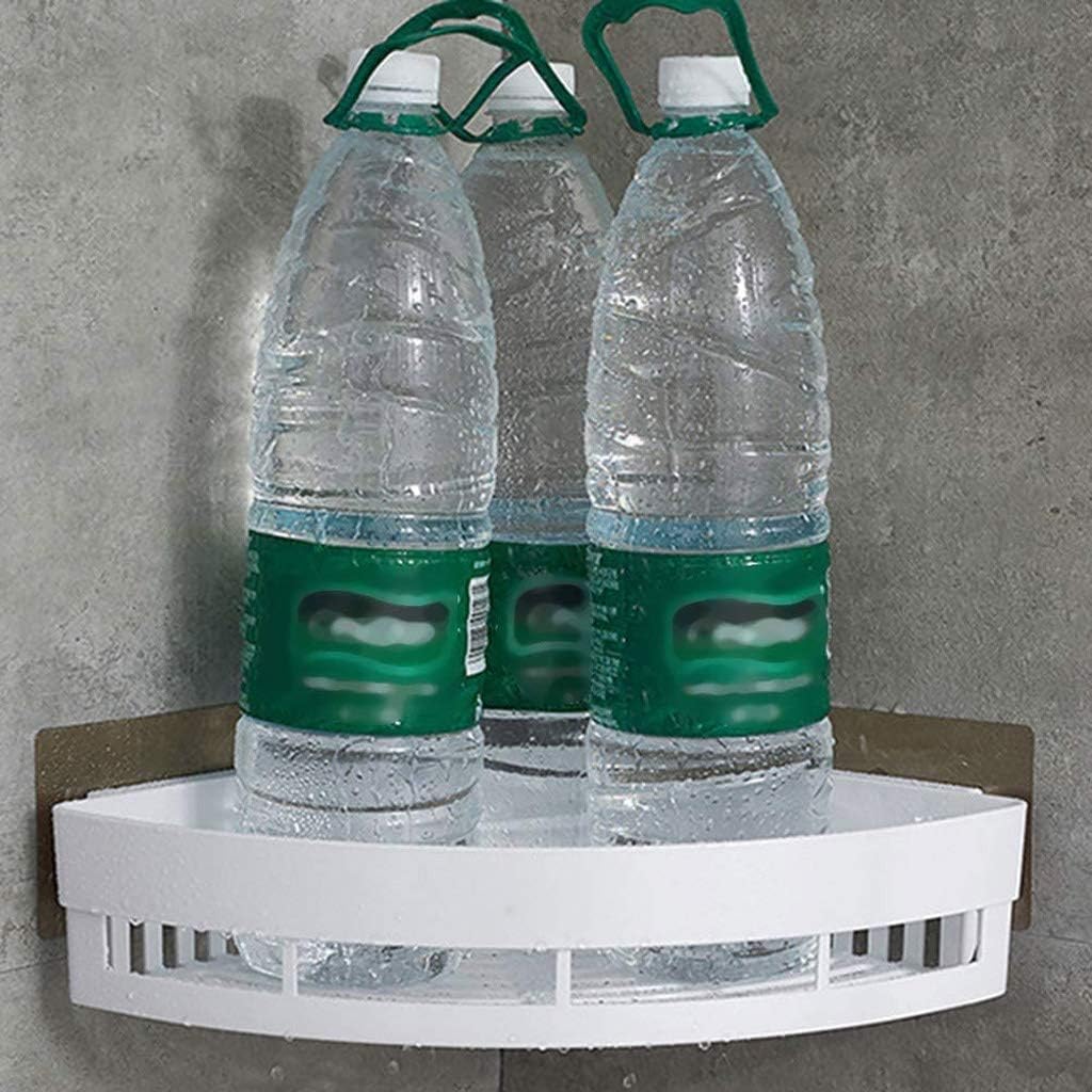 Suction Wall Triangle Corner Shower Shelf,Wall Mounted Bathroom Shelf,No Drilling,Shampoo Storage Shelf