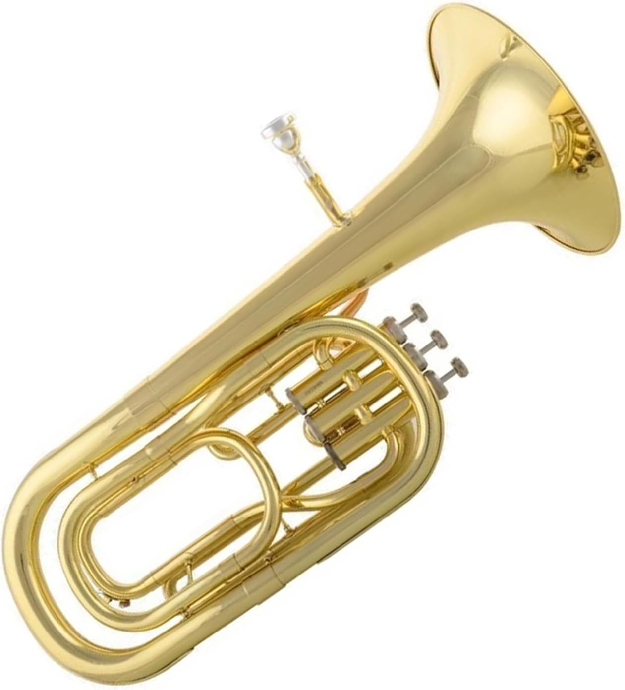 Beginner euphonium Euphonium B Flat Musical Instrument Beginner Adult Instrument Gold Lacquer Gold