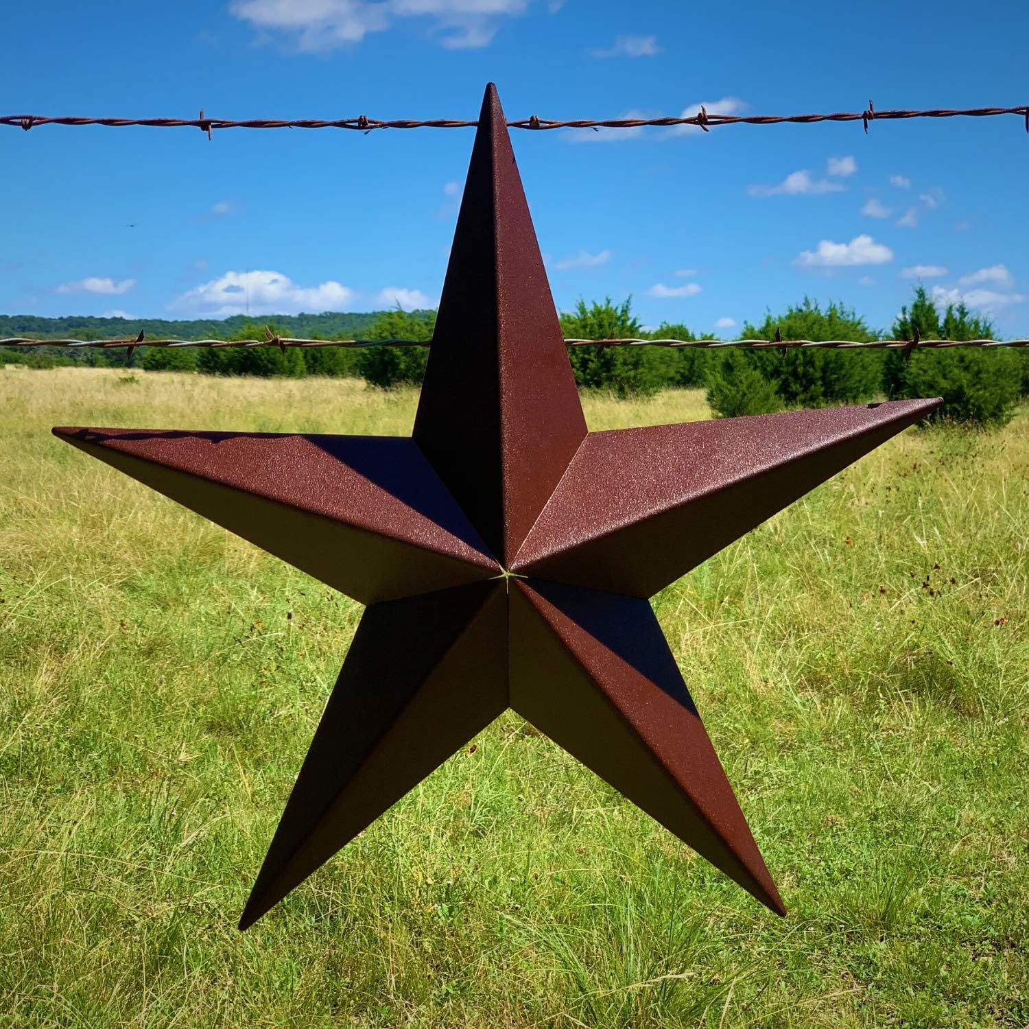 Barn Star - Metal Stars for Outside Texas Stars Art Rustic Vintage Western Country Home Farmhouse Wall Decor (22