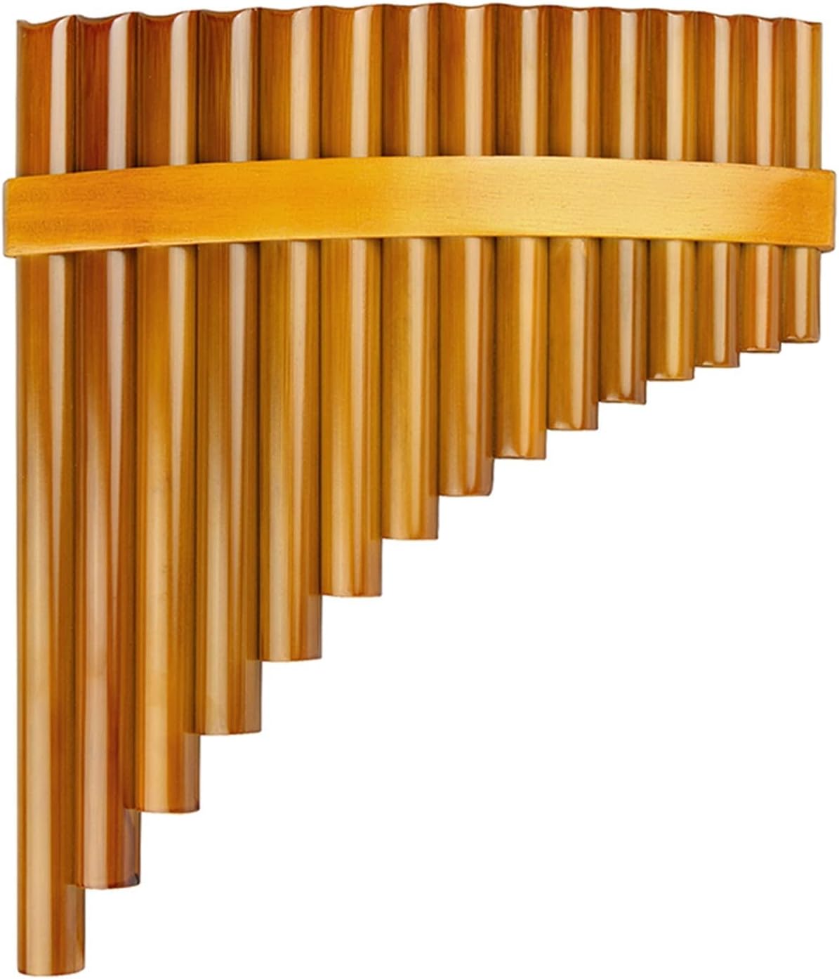 PanPipes Woodwind Instrument Natural Bamboo Flute Pan Flute Wind Instrument Panpipes Handmade Panflute (Color : Right)