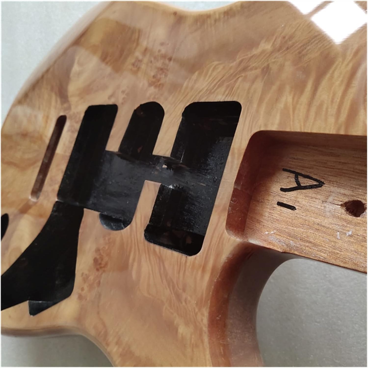 TSTS DIY Mahogany Guitar Body Handmade Electric Guitar Kit Guitar DIY Accessory