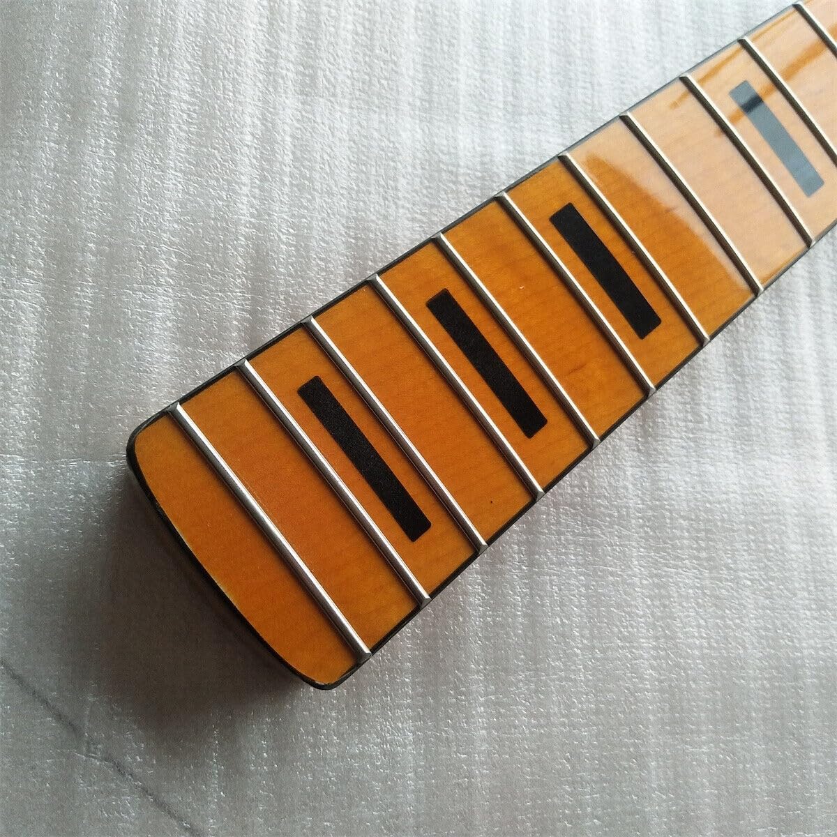 34 Inch P Bass Guitar Neck Maple 4 String 20 Fret Maple Fingerboard Yellow